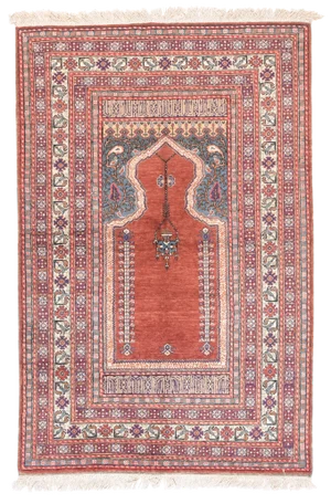 1930s Antique Turkish Rug-3'10" X 5'9"