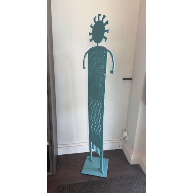 Late 20th Century Late 20th Century Navajo Tribe Metal Sculpture For Sale - Image 5 of 8