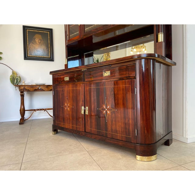 Brown Art Nouveau Buffet, 1890s For Sale - Image 8 of 18