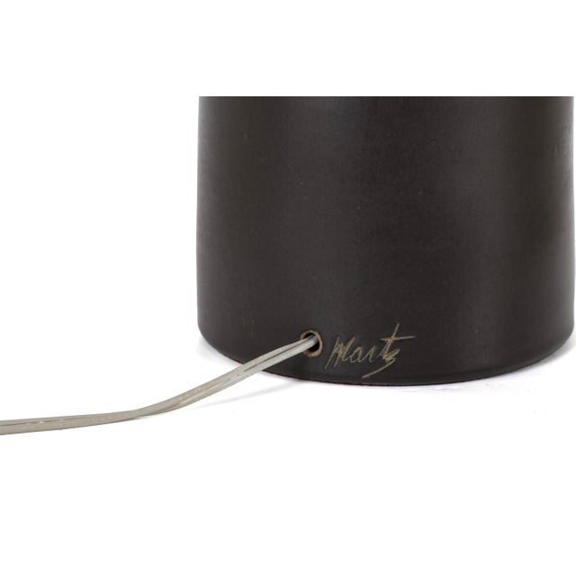 Burnt Umber Marshall Studios Table Lamp by Jane and Gordon Martz For Sale - Image 8 of 11