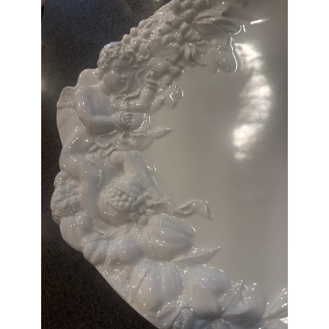 1970s 1970s Italian Gumps Cherub Platter For Sale - Image 5 of 5