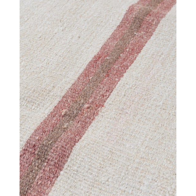 Large Vintage Turkish Kilim Flat Weave Rug Runner 14ft X 26ft For Sale In New York - Image 6 of 14