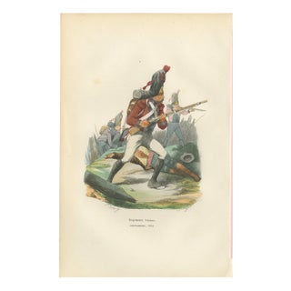 After Horace Vernet, Napoleonic Swiss Grenadier, 1843, Paper For Sale
