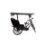 The Chinese Rosewood Handmade Miniature Cycle Rickshaw is a finely detailed, artistic piece that reflects traditional...