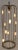 Metal Large Waterfall Brass Floor Lamp Light Fixture For Sale - Image 7 of 12