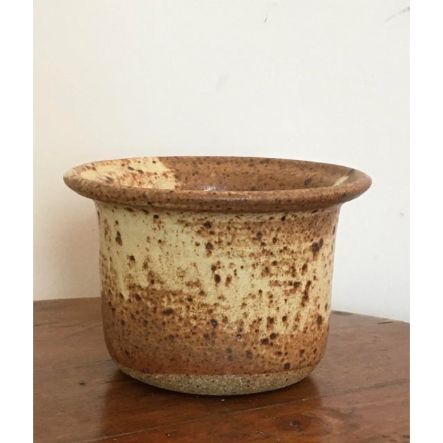 70s Elisa Gaul Mid Century Modern Studio Ceramic Vessel For Sale - Image 4 of 8