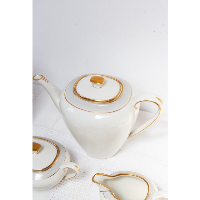 German Porcelain Coffee Service for 12 from Frisia, 1950s, Set of 39 For Sale - Image 12 of 16