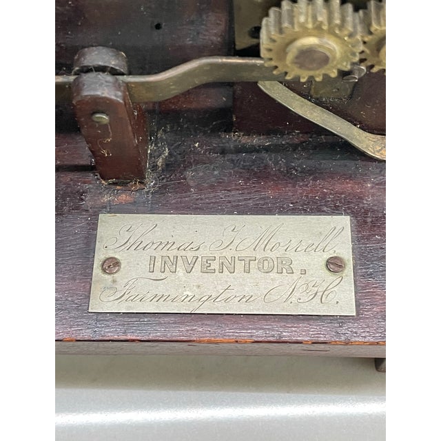 American 1862 Documented Patent Model for Book Pages For Sale - Image 3 of 12