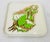 Green Vintage Set Metal Serving Trays For Sale - Image 8 of 8