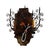 1920s Rare Pair of Antique Wrought Iron Wall Sconces Curca 1920’s For Sale - Image 5 of 5