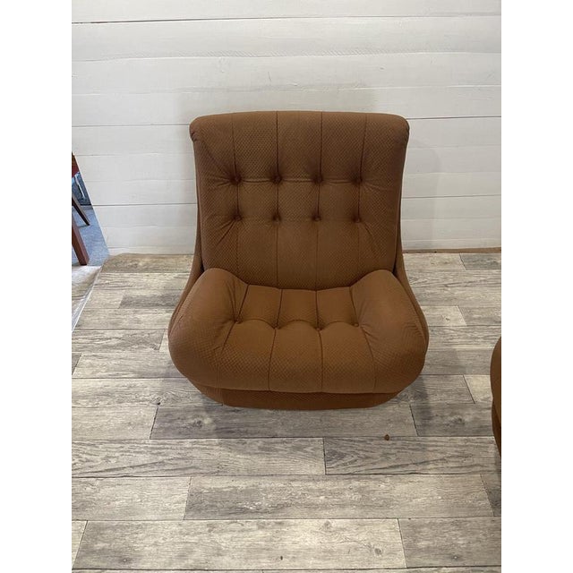 Modern Vintage Original Atlantis Living Room Set from Jitona, 1970, Set of 3 For Sale - Image 3 of 17