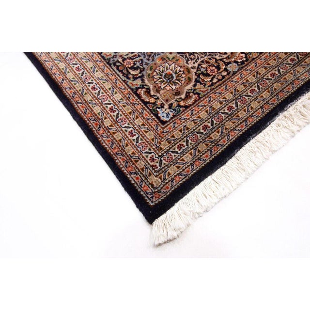 Blue Middle Eastern Hand-Knotted Rug For Sale - Image 8 of 11