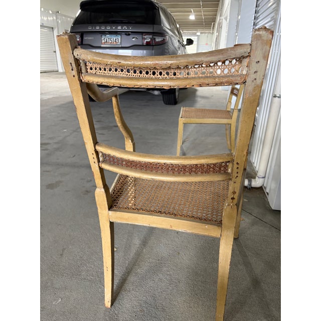 19th Century Set of Eight English Gilt and Painted Decoration Chairs For Sale - Image 9 of 9