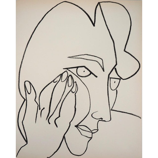 Françoise Gilot, Femme pensive, Lithograph For Sale - Image 4 of 4