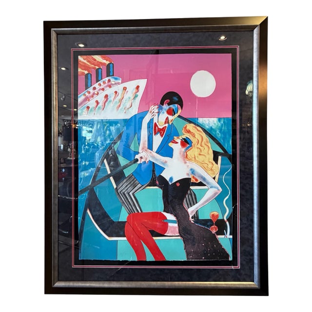 Earl Linderman ‘Fast Loves and Tropical Waters’ 1990 Signed For Sale