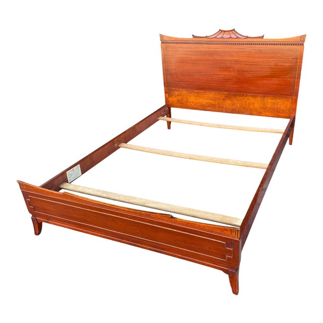 1950s Rway Pagoda James Mont Style Mid Century Bed Frame Chairish
