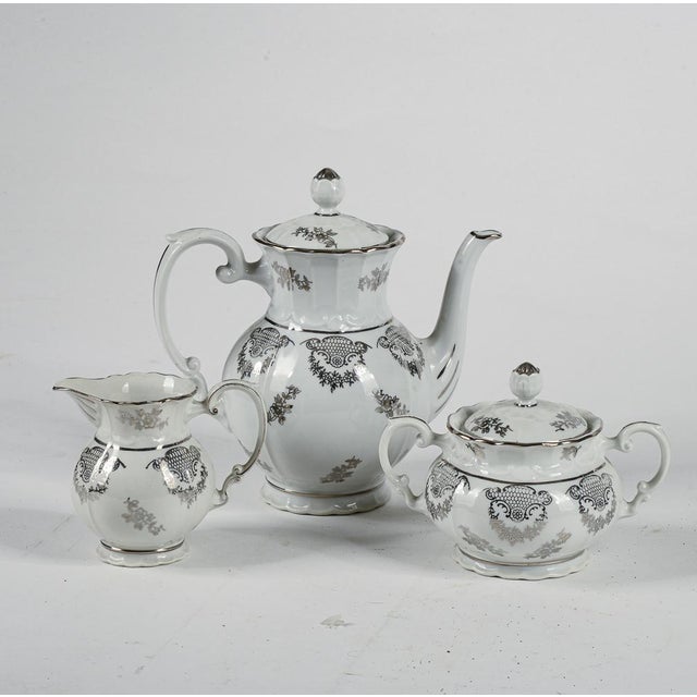Ceramic Vintage Service Set from Bavaria Richard Ginori, 1960, Set of 3 For Sale - Image 7 of 8