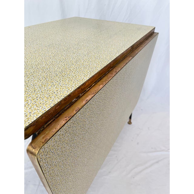 Mid Century Howell Co. Formica Drop Leaf Table Chairish