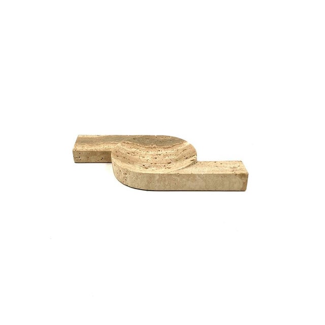 Brutalist Travertine Ashtray from Cerri Nestore, Italy, 1970s For Sale - Image 16 of 18