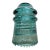 Vintage Hemingray No. 9 Aqua Glass Insulator For Sale
