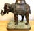Black Late 20th Century Maitland-Smith Bronze Asian Elephant Table Lamp on Serpentine Marble Base For Sale - Image 8 of 14