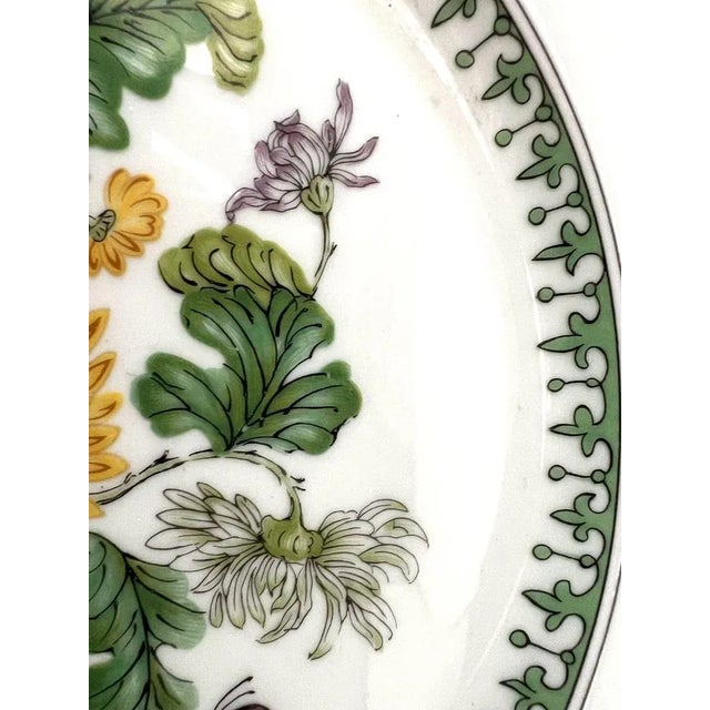 Ceramic Model Chrysantheme Plates from Limoges, 1980s, Set of 5 For Sale - Image 7 of 11
