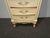 Vintage French Provincial Tallboy Dresser Lingerie Chest W Brass Hardware For Sale - Image 10 of 16