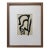 2026 "Racconto" Abstract Botanical Painting on Cotton Paper by Artist r.k. Red For Sale