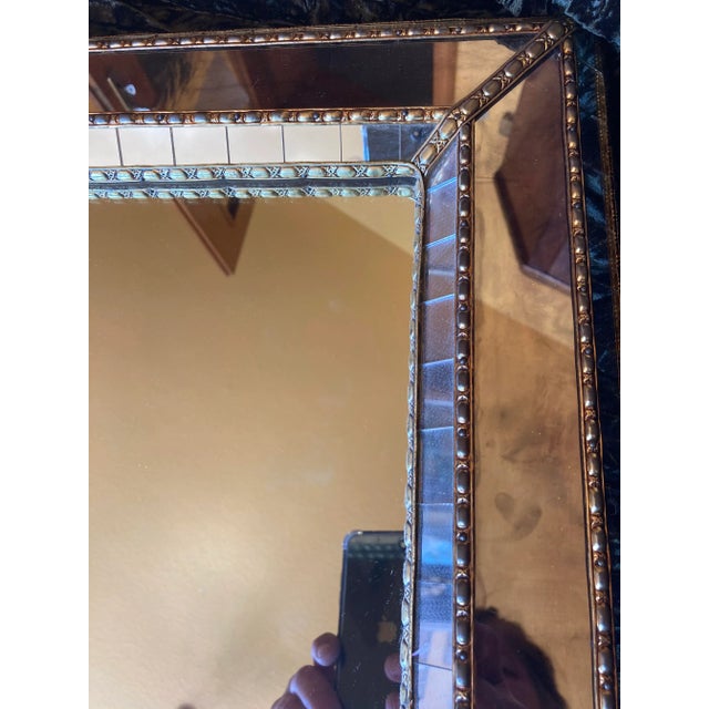 Venetian Style Hollywood Regency Wall Mirror, Italy For Sale - Image 10 of 12