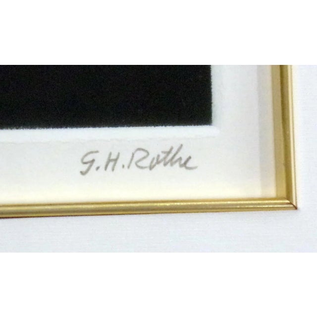 Photorealist Gh Rothe "Beaconstars" Signed and Numbered Mezzotint Etching For Sale - Image 4 of 8