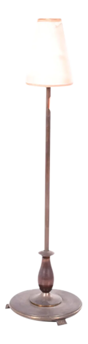Danish Metal Floor Lamp, 1920s