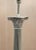 Vintage Silver-Plated Corinthian Pillar Floor Lamp with Paw Feet For Sale - Image 13 of 15