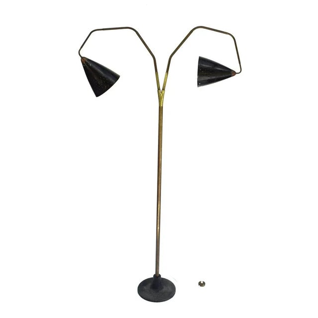 Vintage Flamingo Floor Lamp by Franz Hagenauer for Werkstätte Hagenauer Wien, 1950s For Sale - Image 11 of 13