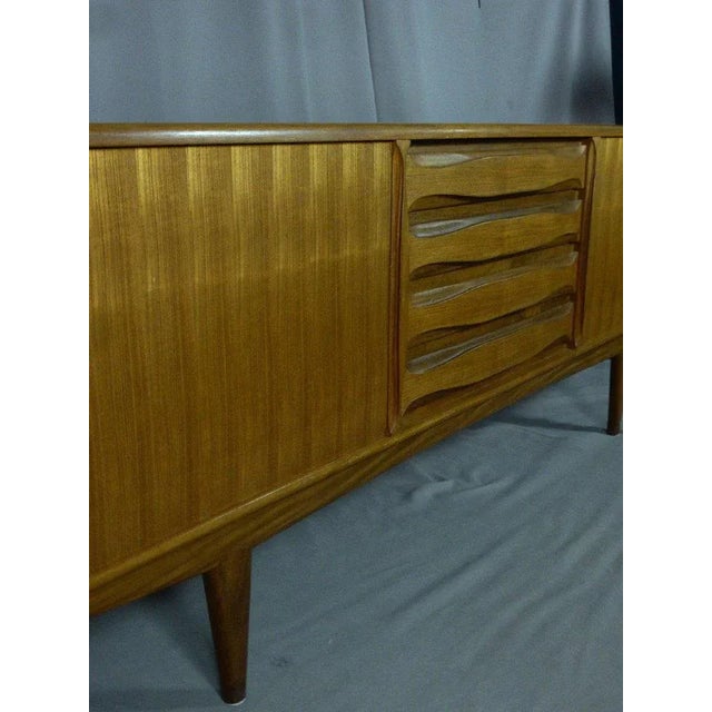 Large Vintage Teak Buffet For Sale - Image 6 of 13