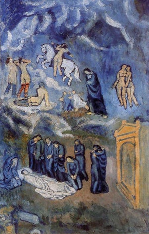 Picasso the Burial of Casagena Giclee Numbered Edition