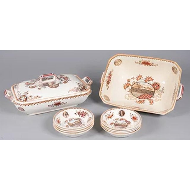 Asian Antique Wedgwood 70-Piece Circa 19th Century Dinnerware Set For Sale - Image 3 of 13