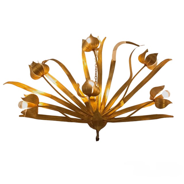 French Floral Wall Light, 1950s For Sale - Image 4 of 4