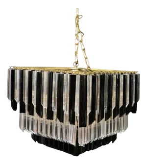 Multi-Colored Glass Chandelier by Camer