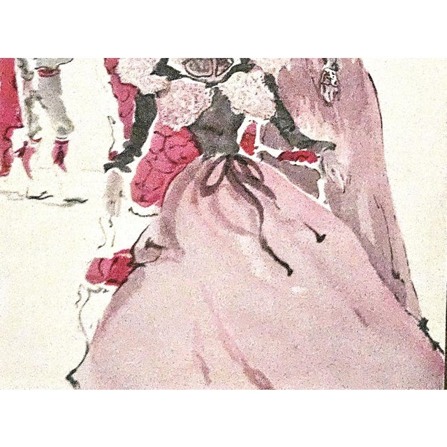 1930s 1931 Set of 2 Rare Opera Costume Fashion Design Prints-Balenciaga, LeLong For Sale - Image 5 of 8