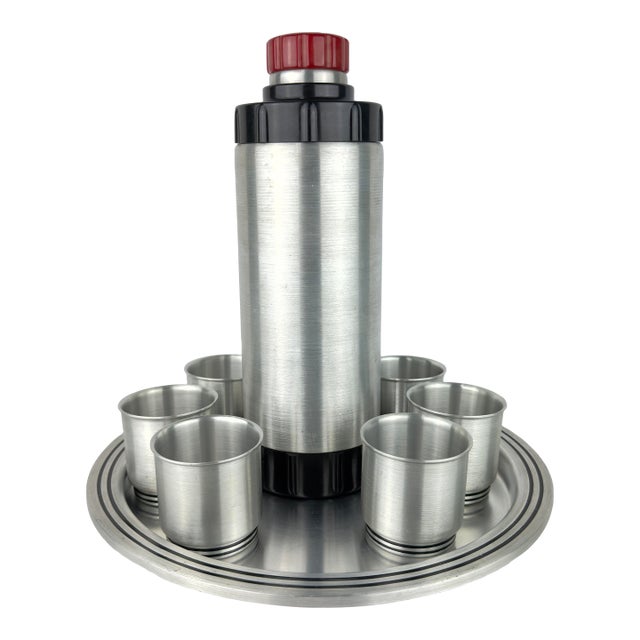 1930’s Art Deco West Bend Cocktail Shaker Set For Sale