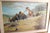 Paint Original Large Western Buffalo Hunt Oil Painting by Pt Mendoza For Sale - Image 7 of 8