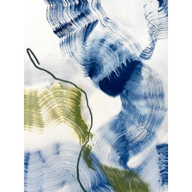 "Flight Patterns No. 1" Original Abstract Mixed-Media Painting by Beth Winterburn For Sale - Image 4 of 6