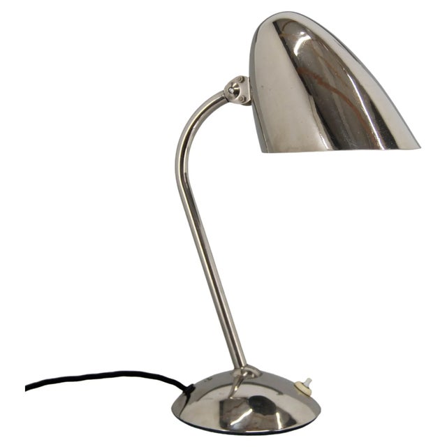 Bauhaus Functionalist Table Lamp attributed to Franta Anyz, 1930s For Sale - Image 9 of 9