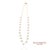 14k(585) Yellow & White Gold Natural Diamond Graduated Drop by the Yard Necklace For Sale - Image 4 of 12