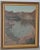 High Desert Fishing Vintage Oil Painting by Loosen c.1965 Fine oil on canvas of a high desert lake surrounded by rock...