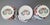 Printmaking Materials Set of Three Handworked Polychrome Boch Faience Vases, Premium Belgian Garniture Set For Sale - Image 7 of 11