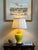 1960s Citron Yellow Ginger Jar Table Lamp For Sale - Image 4 of 12