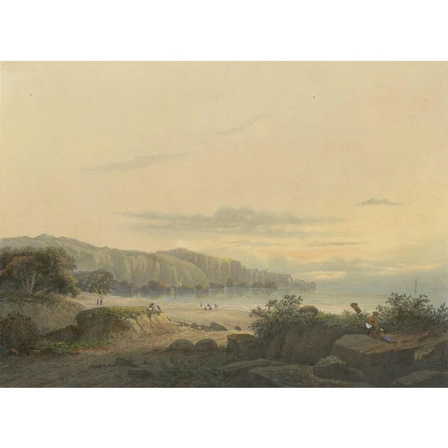 Late 19th Century After Salm, Srigonjo Bay, South Coast of Java, 1872, Original Chromolithograph For Sale - Image 5 of 7