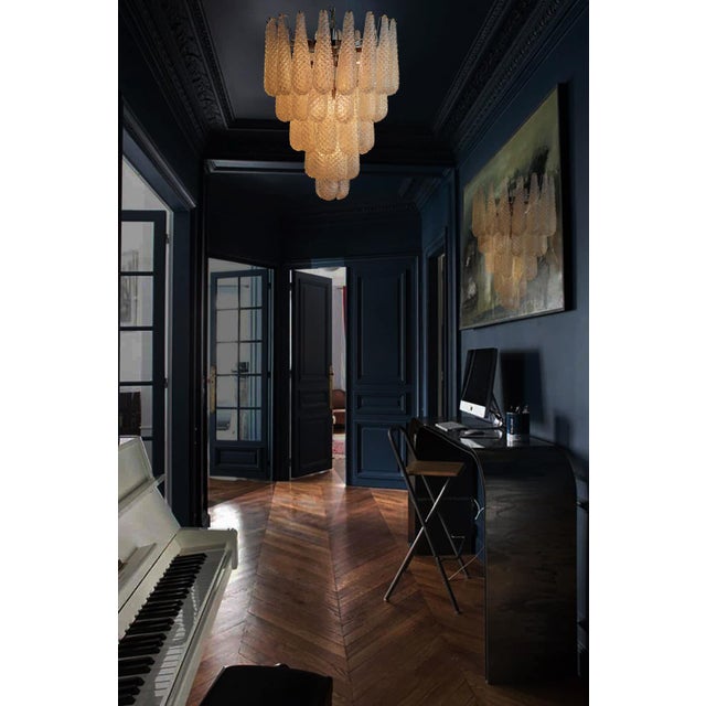 Murano Petal Chandeliers, 1970s, Set of 2 For Sale - Image 9 of 18