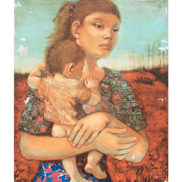 'Mother and Child', Pierre Lavarenne, France; 1965 For Sale